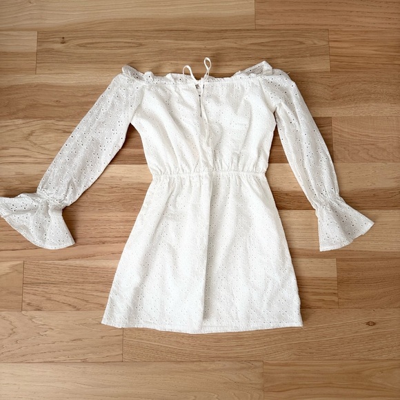 Revolve Superdown Valeria Flare Dress in White Size Small - Picture 2 of 10